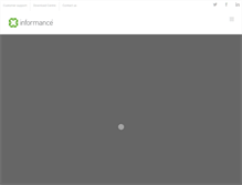 Tablet Screenshot of informance.co.uk