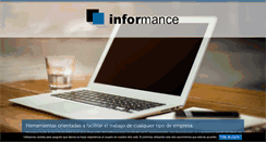 Desktop Screenshot of informance.es