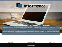 Tablet Screenshot of informance.es